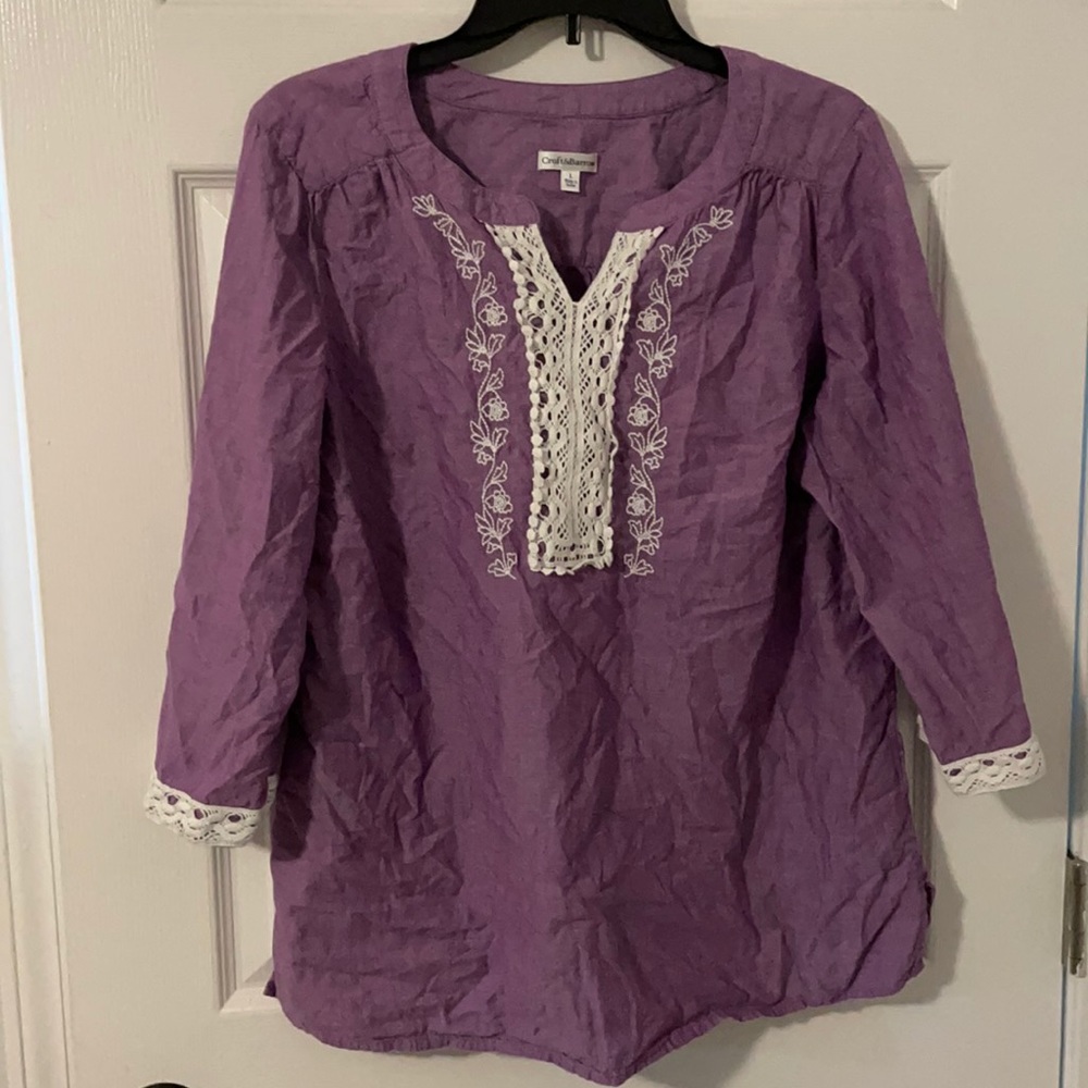 Croft & Barrow Blouse Large